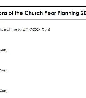 Seasons of the Church Year Planning 2024 (PDF)