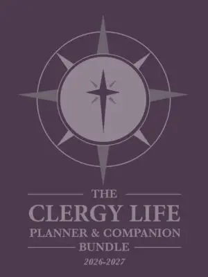 CLERGY LIFE PLANNER & COMPANION BUNDLE June 2026 – May 2027 (Printable PDF download)