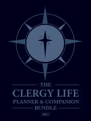 CLERGY LIFE PLANNER & COMPANION BUNDLE 2027 (Printable PDF download)