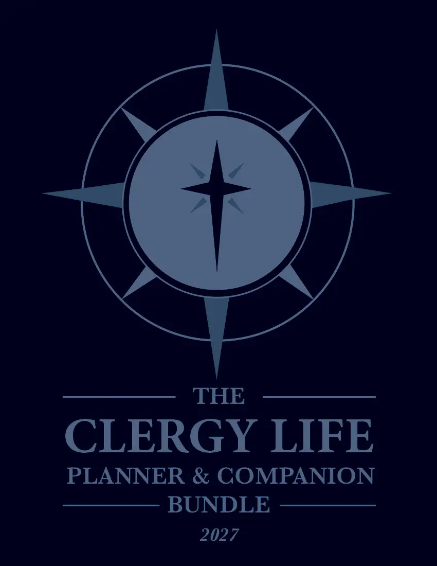 CLERGY LIFE PLANNER & COMPANION BUNDLE 2027 (Printable PDF download)