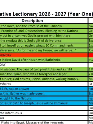 2026-2027 Narrative Lectionary